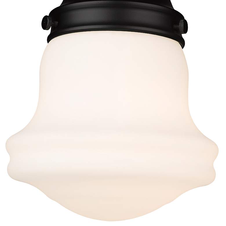 Image 5 Vaughn 6" Wide Matte Black Ceiling Light more views