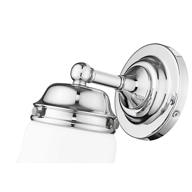 Image 4 Vaughn 9 1/2" High Chrome Wall Sconce more views