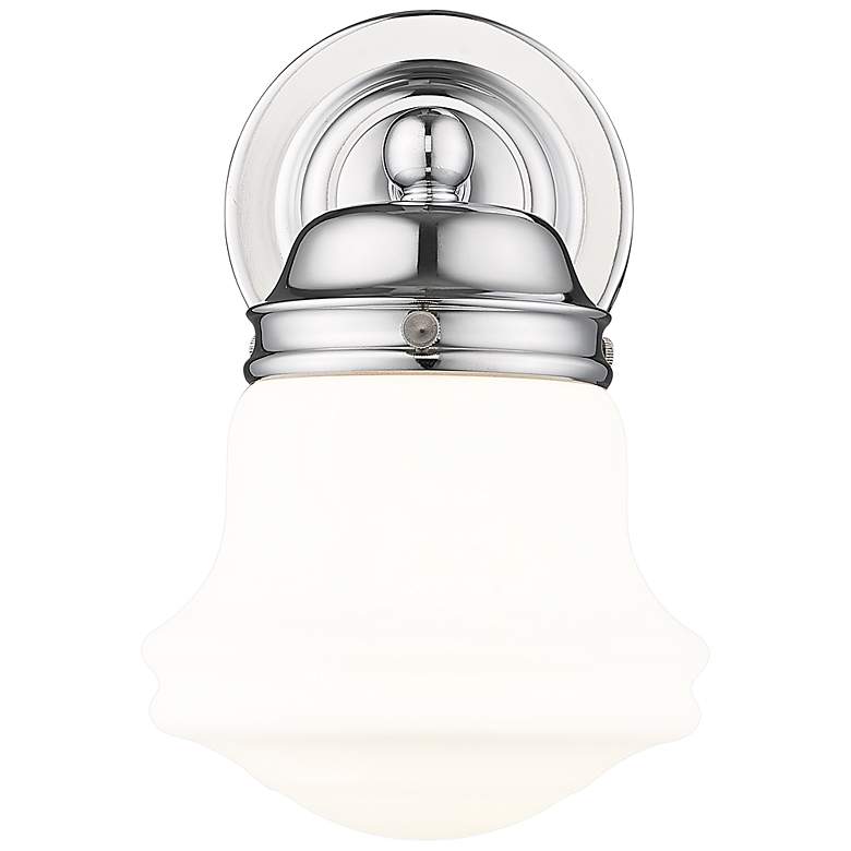 Image 5 Vaughn 9 1/2" High Chrome Wall Sconce more views