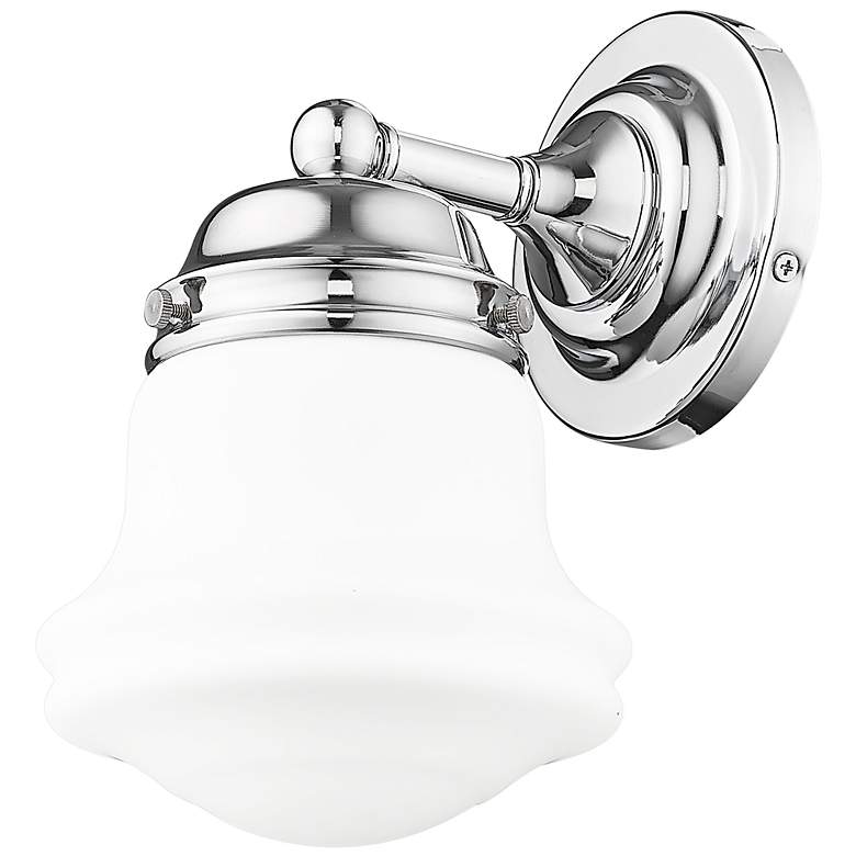 Image 7 Vaughn 9 1/2" High Chrome Wall Sconce more views