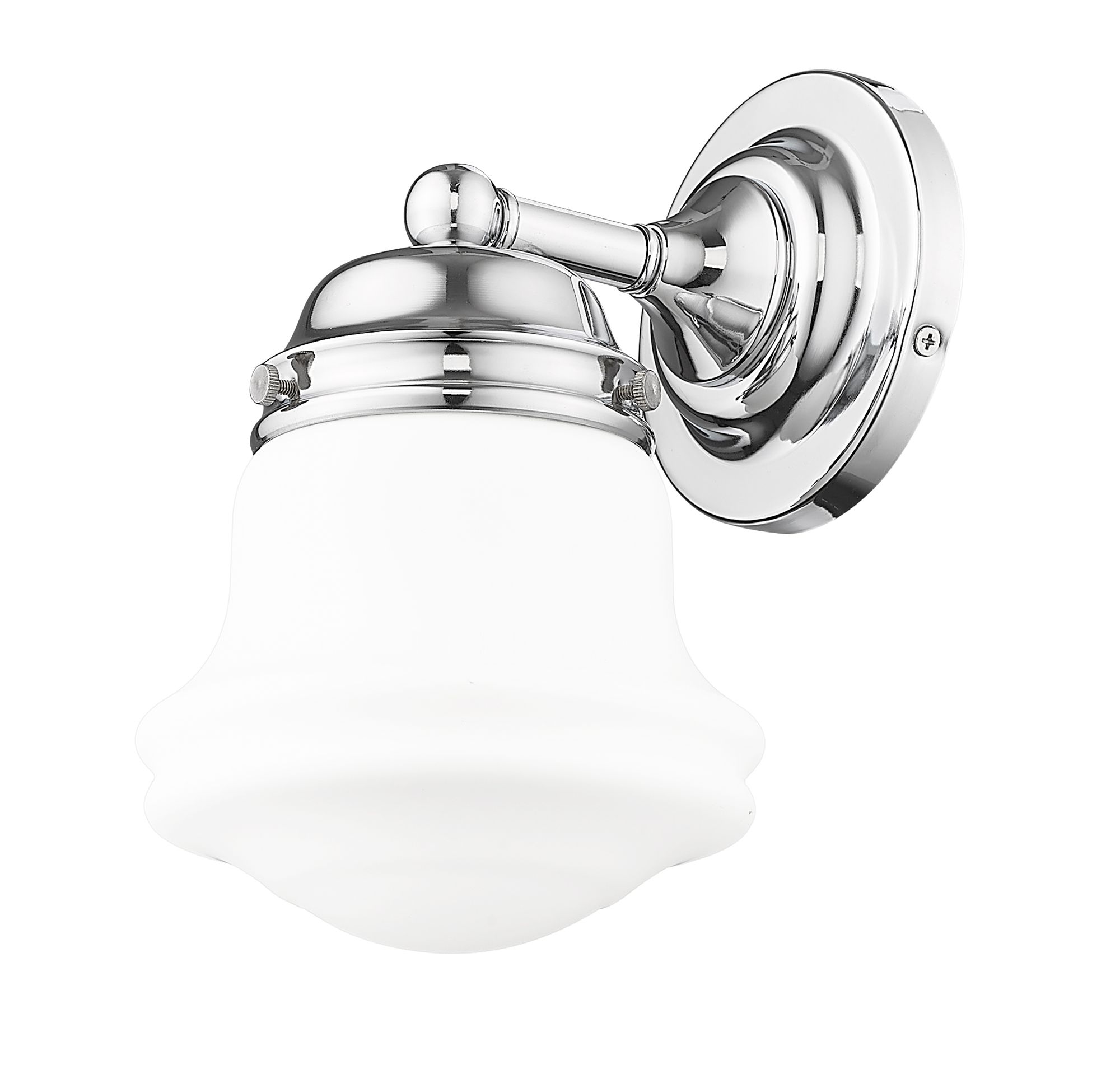 Vaughn 9 1/2" High Chrome Wall Sconce