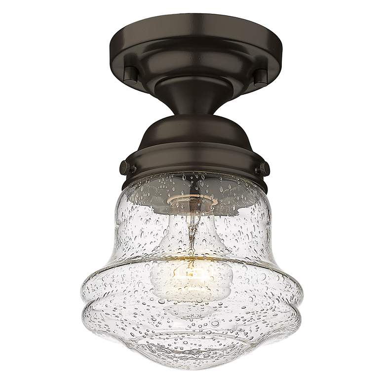 Image 5 Vaughn by Z-Lite Bronze 1 Light Flush Mount more views
