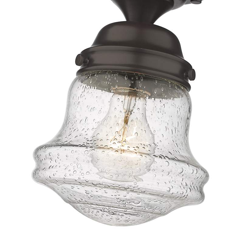 Image 7 Vaughn by Z-Lite Bronze 1 Light Flush Mount more views