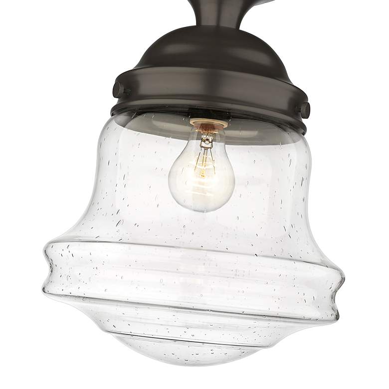 Image 7 Vaughn by Z-Lite Bronze 1 Light Flush Mount more views