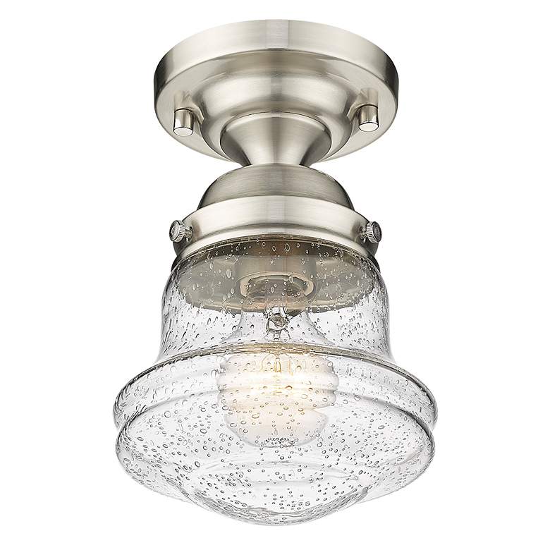 Image 6 Vaughn by Z-Lite Brushed Nickel 1 Light Flush Mount more views