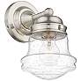 Vaughn by Z-Lite Brushed Nickel 1 Light Wall Sconce