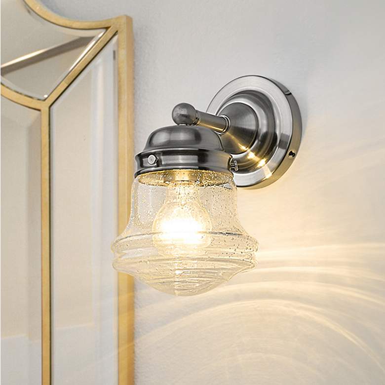 Image 1 Vaughn by Z-Lite Brushed Nickel 1 Light Wall Sconce