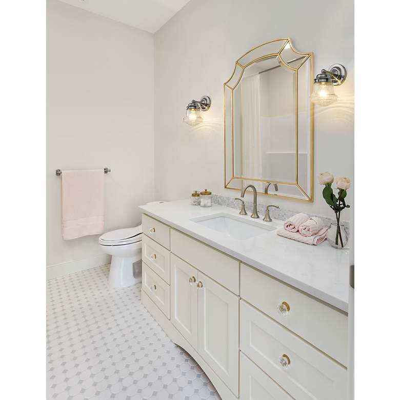 Image 4 Vaughn by Z-Lite Brushed Nickel 1 Light Wall Sconce more views