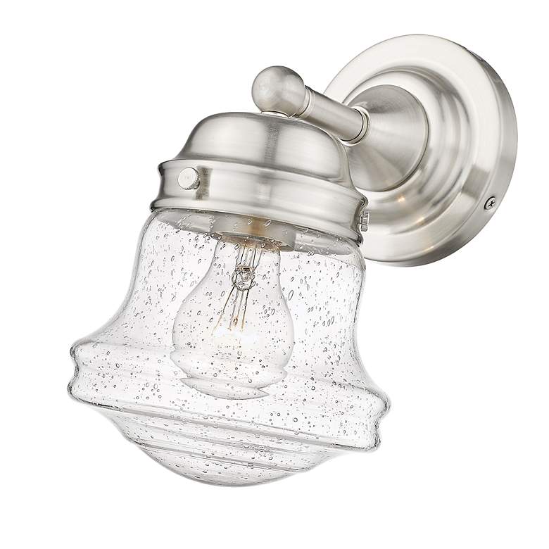 Image 7 Vaughn by Z-Lite Brushed Nickel 1 Light Wall Sconce more views