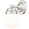 Vaughn by Z-Lite Brushed Nickel 1 Light Wall Sconce