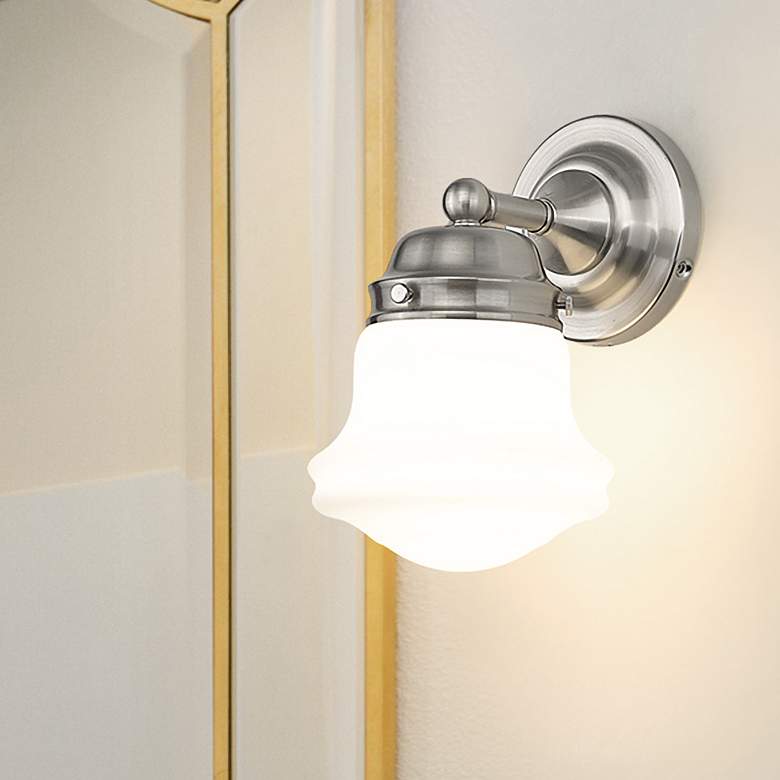 Image 1 Vaughn by Z-Lite Brushed Nickel 1 Light Wall Sconce