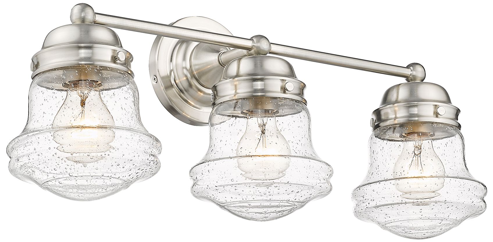 Image 2 Vaughn by Z-Lite Brushed Nickel 22.5 inch 3 Light Vanity