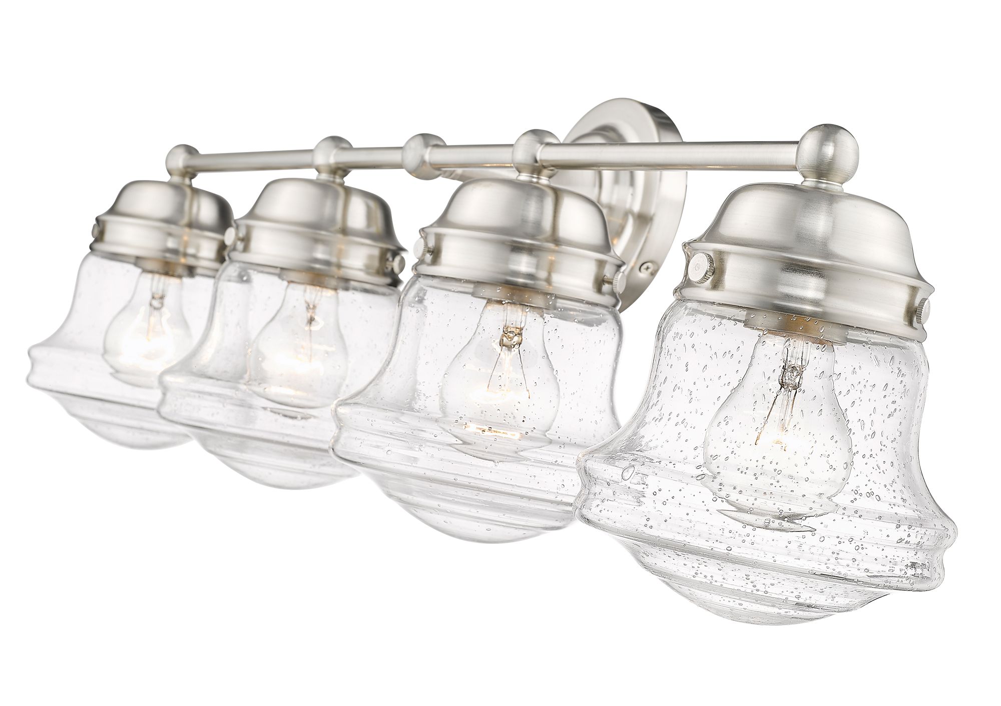 Image 7 Vaughn by Z-Lite Brushed Nickel 31.5 inch 4 Light Vanity more views