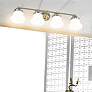 Thumbnail1 of Vaughn by Z-Lite Brushed Nickel 4 Light Vanity