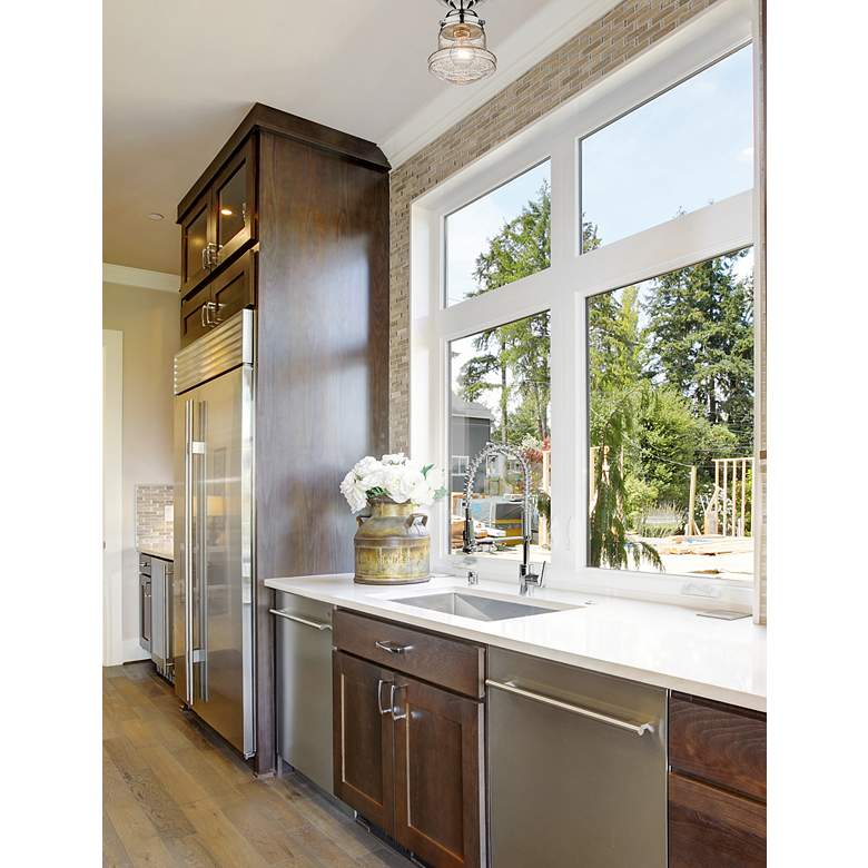 Image 4 Vaughn by Z-Lite Chrome 1 Light Flush Mount more views