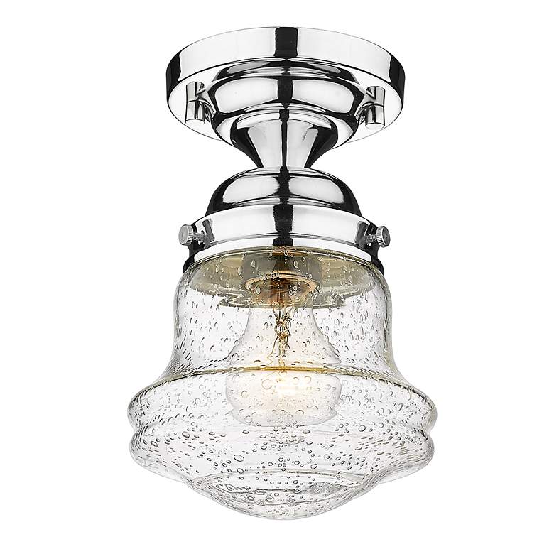 Image 5 Vaughn by Z-Lite Chrome 1 Light Flush Mount more views
