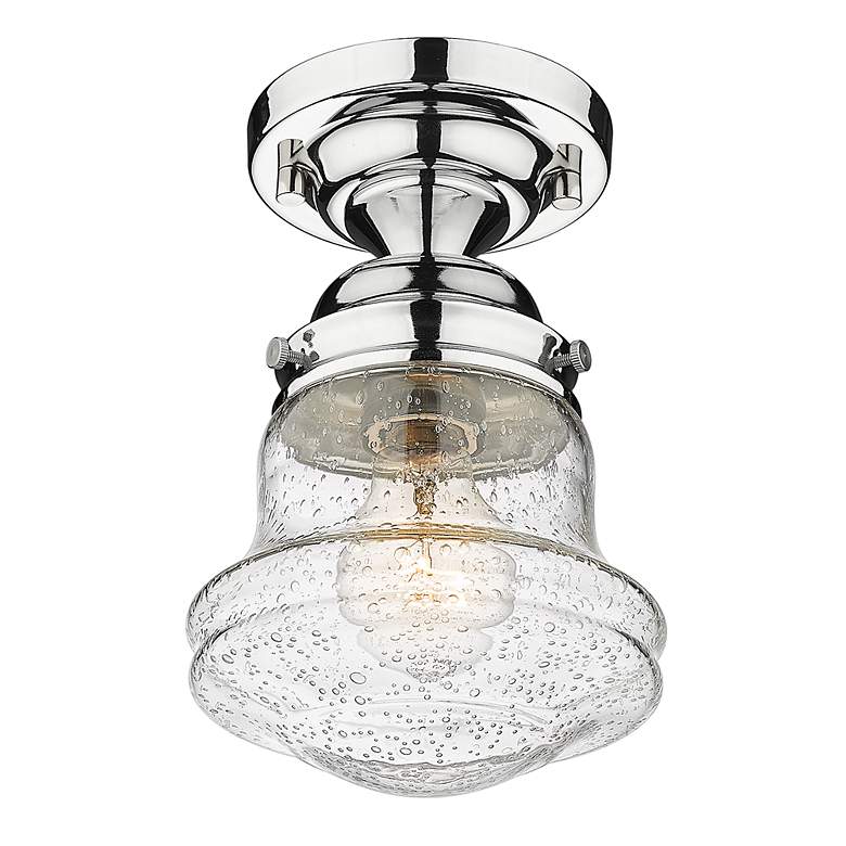 Image 6 Vaughn by Z-Lite Chrome 1 Light Flush Mount more views