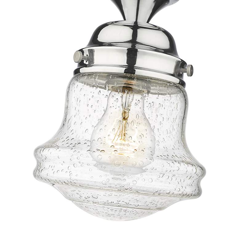 Image 7 Vaughn by Z-Lite Chrome 1 Light Flush Mount more views