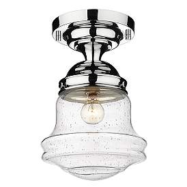 Image5 of Vaughn by Z-Lite Chrome 1 Light Flush Mount more views