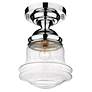 6_Vaughn by Z-Lite Chrome 1 Light Flush Mount more views
