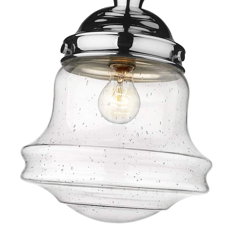 Image 7 Vaughn by Z-Lite Chrome 1 Light Flush Mount more views