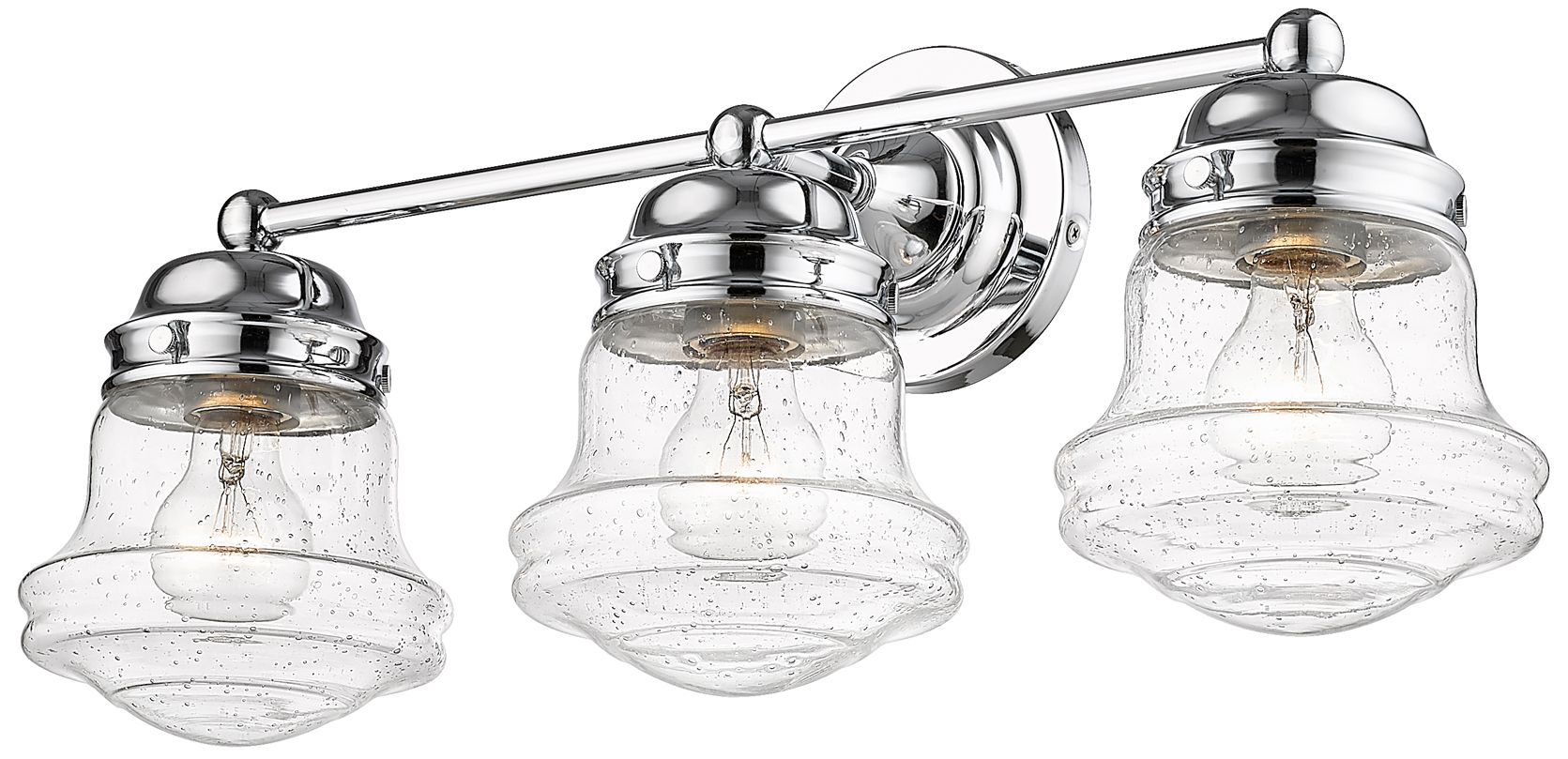 Image 2 Vaughn by Z-Lite Chrome 22.5 inch 3 Light Vanity
