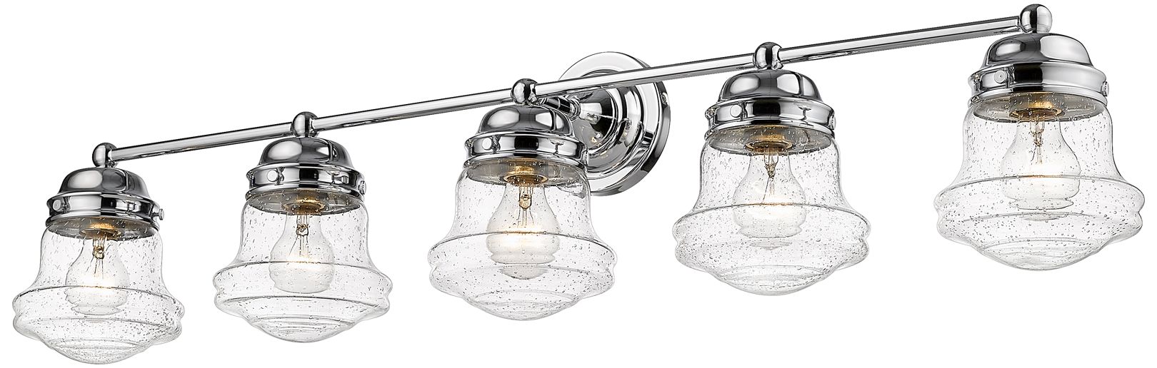 Vaughn by Z-Lite Chrome 40.75 inch 5 Light Vanity