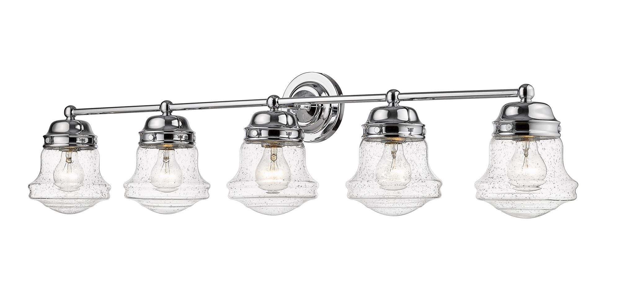 Image 5 Vaughn by Z-Lite Chrome 40.75 inch 5 Light Vanity more views