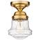 Vaughn by Z-Lite Heritage Brass 1 Light Flush Mount