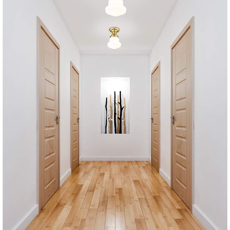 Image 4 Vaughn by Z-Lite Luxe Gold 1 Light Flush Mount more views
