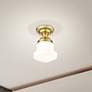 Thumbnail1 of Vaughn by Z-Lite Luxe Gold 1 Light Flush Mount