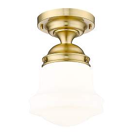 Image5 of Vaughn by Z-Lite Luxe Gold 1 Light Flush Mount more views