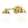 Vaughn by Z-Lite Luxe Gold 2 Light Vanity