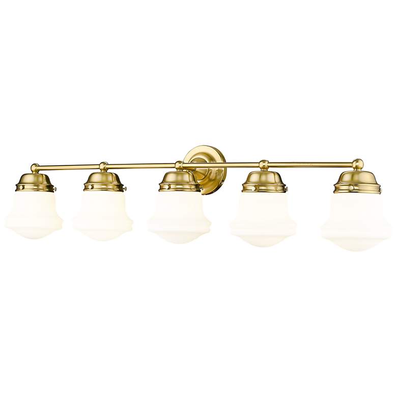 Image 2 Vaughn by Z-Lite Luxe Gold 5 Light Vanity