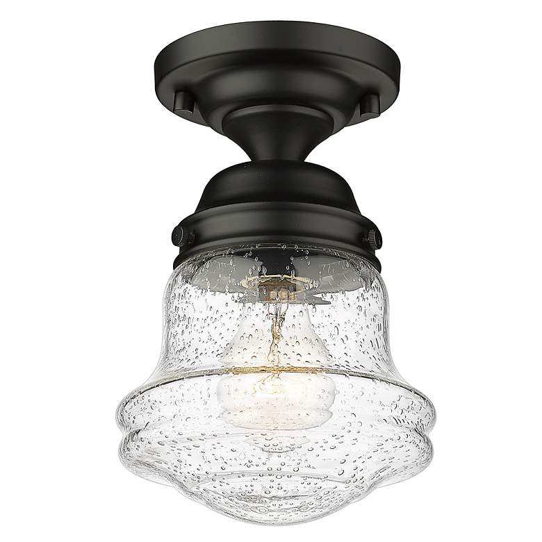 Image 5 Vaughn by Z-Lite Matte Black 1 Light Flush Mount more views