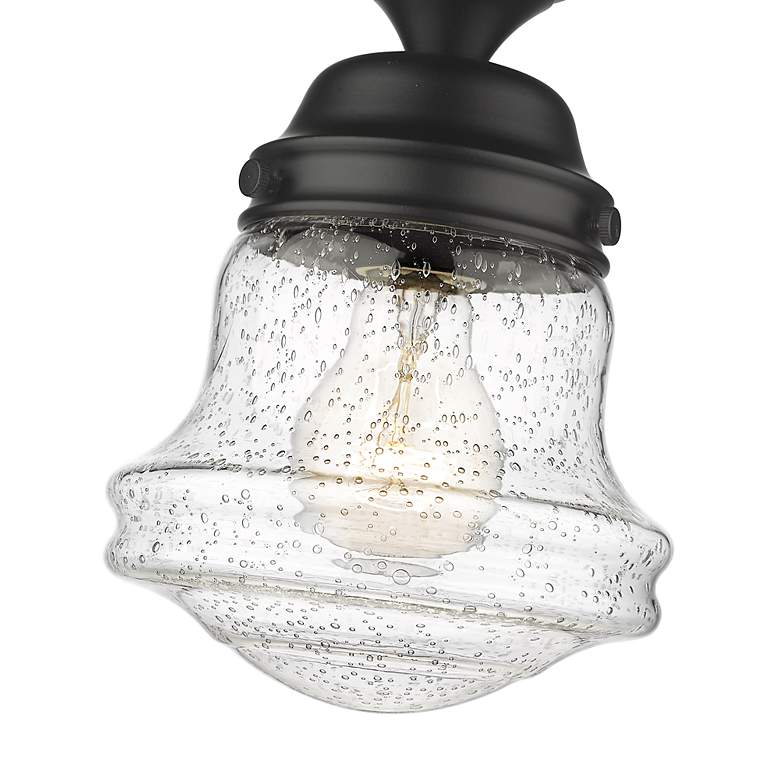 Image 7 Vaughn by Z-Lite Matte Black 1 Light Flush Mount more views