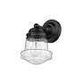 Vaughn by Z-Lite Matte Black 1 Light Wall Sconce in scene