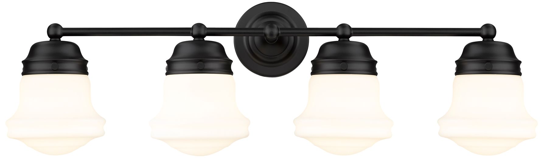 Image 4 Vaughn by Z-Lite Matte Black 31.5 inch 4 Light Vanity more views