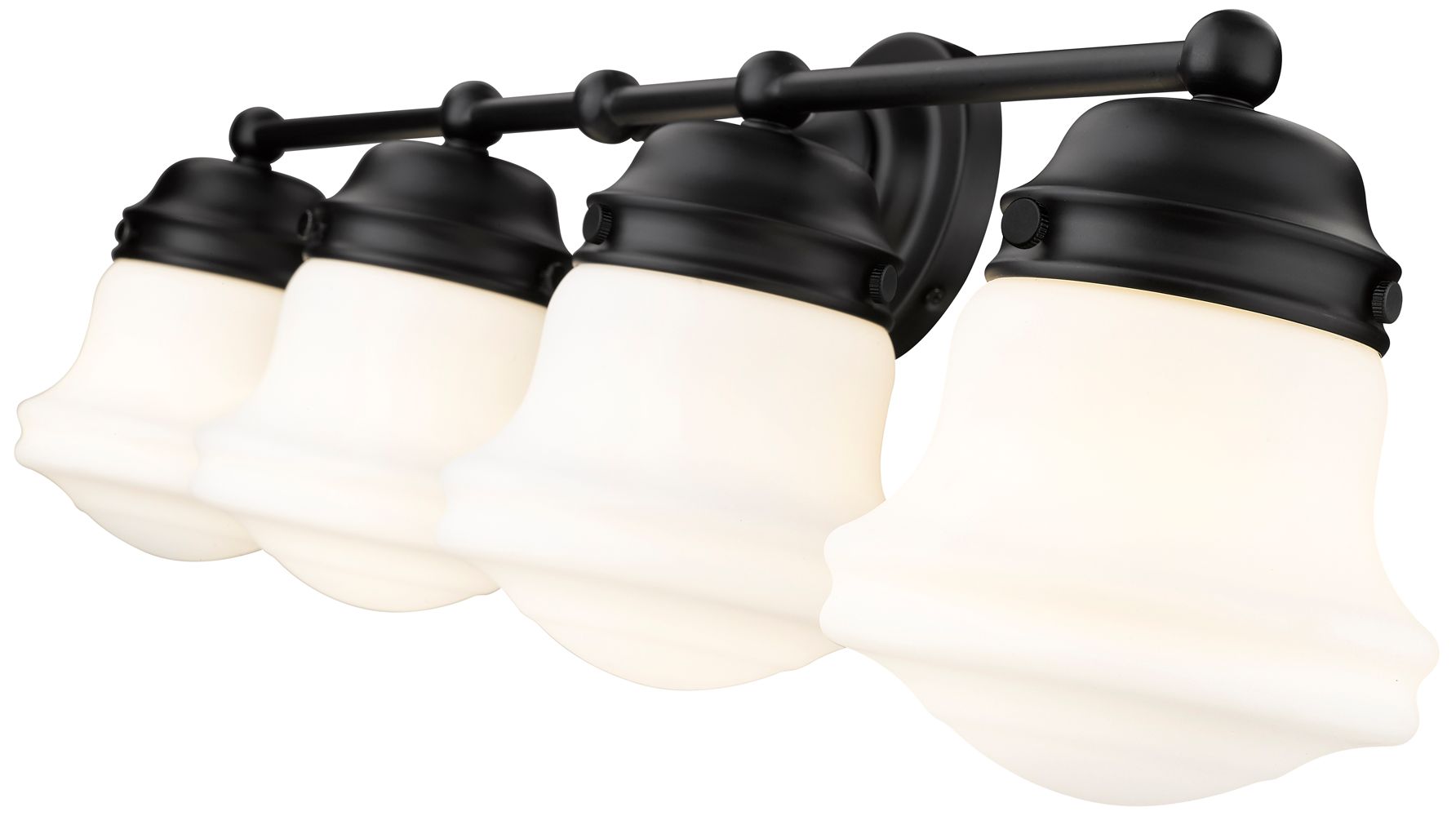 Image 6 Vaughn by Z-Lite Matte Black 31.5 inch 4 Light Vanity more views