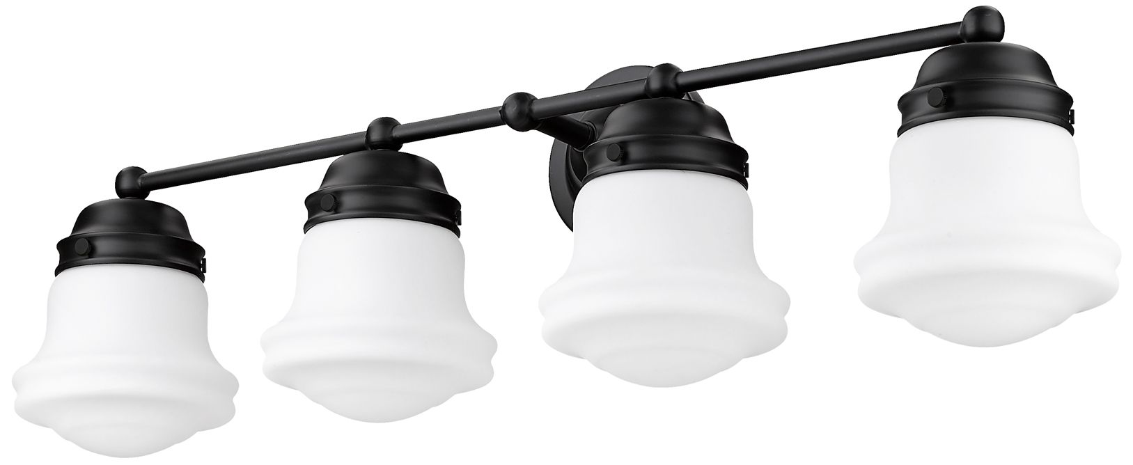 Image 7 Vaughn by Z-Lite Matte Black 31.5 inch 4 Light Vanity more views