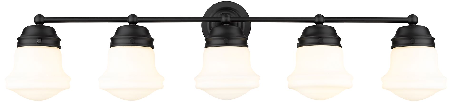 Image 5 Vaughn by Z-Lite Matte Black 40.75 inch 5 Light Vanity more views