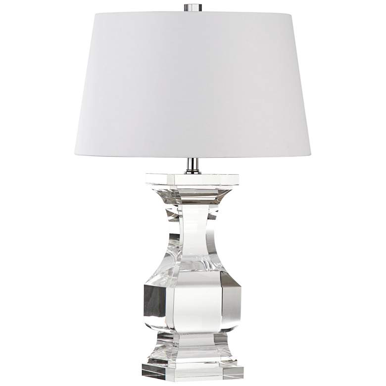 Image 1 Vecciano Crystal Clear Balustrade Table Lamp