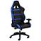 Vector Black and Blue Elastic Nylon Adjustable Gaming Chair