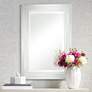 Vedi Stepped Glass 24 3/4" x 36 3/4" Rectangular Wall Mirror
