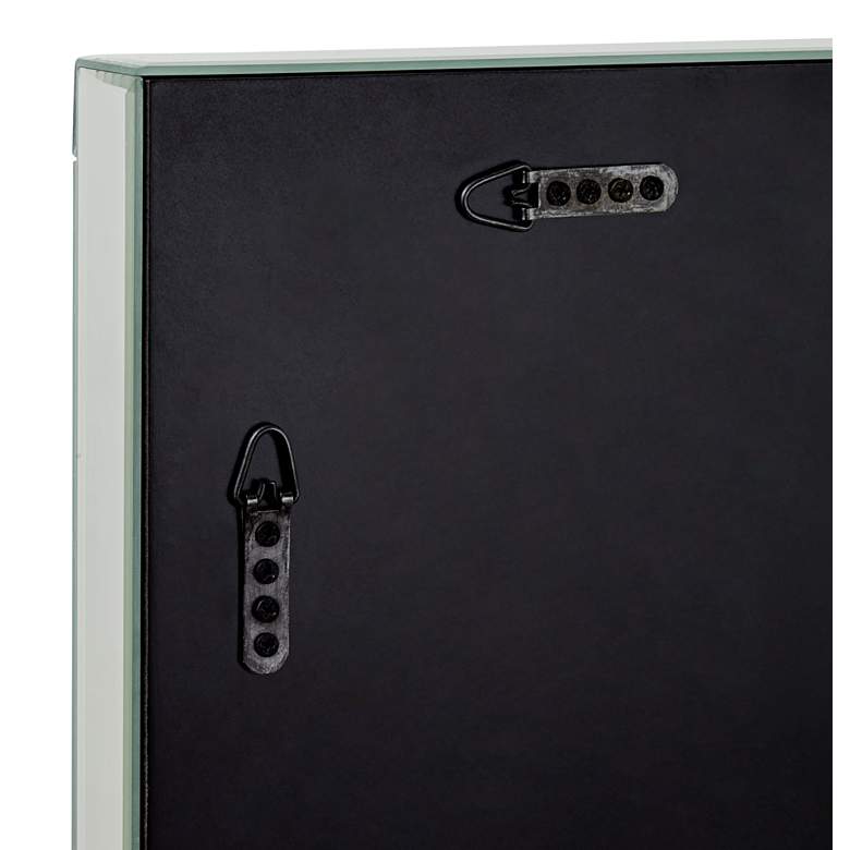 Image 4 Vedi Stepped Glass 24 3/4" x 36 3/4" Rectangular Wall Mirror more views