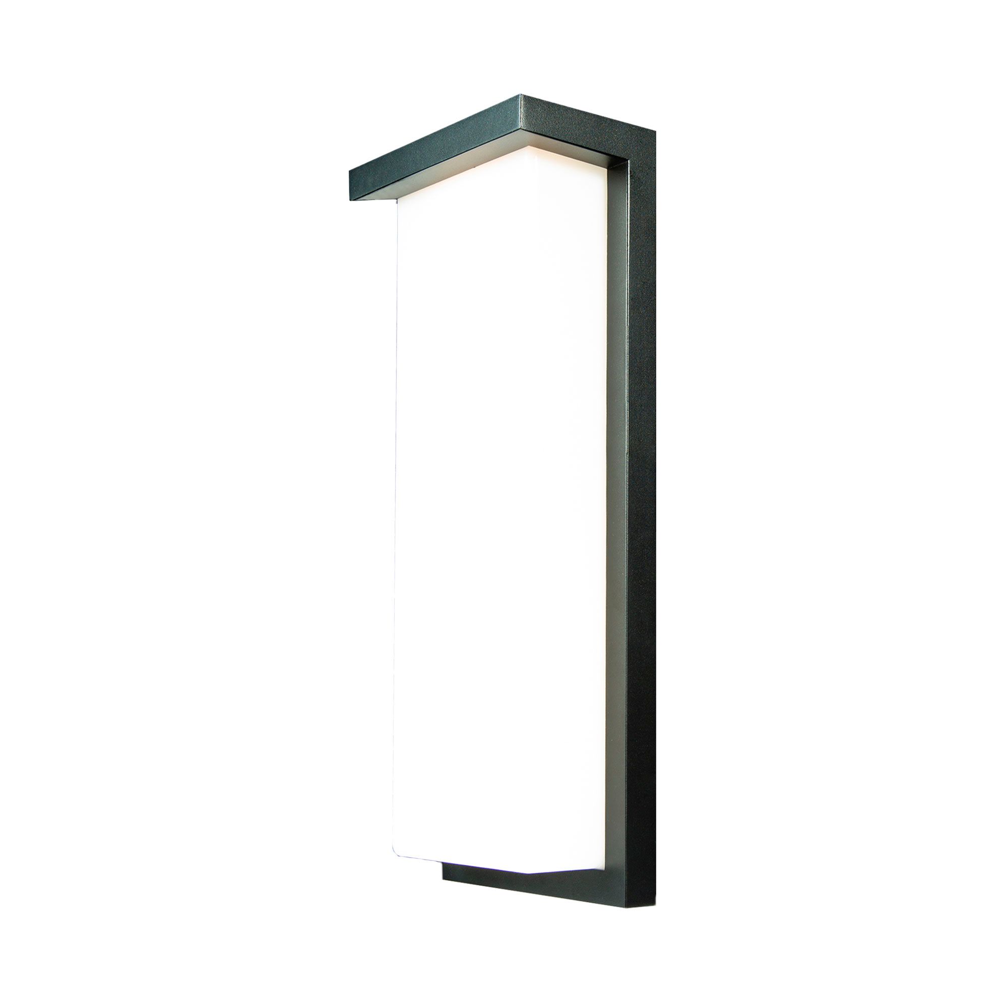 Image 4 Vega 14"H x 6"W 1-Light Outdoor Wall Light in Black more views