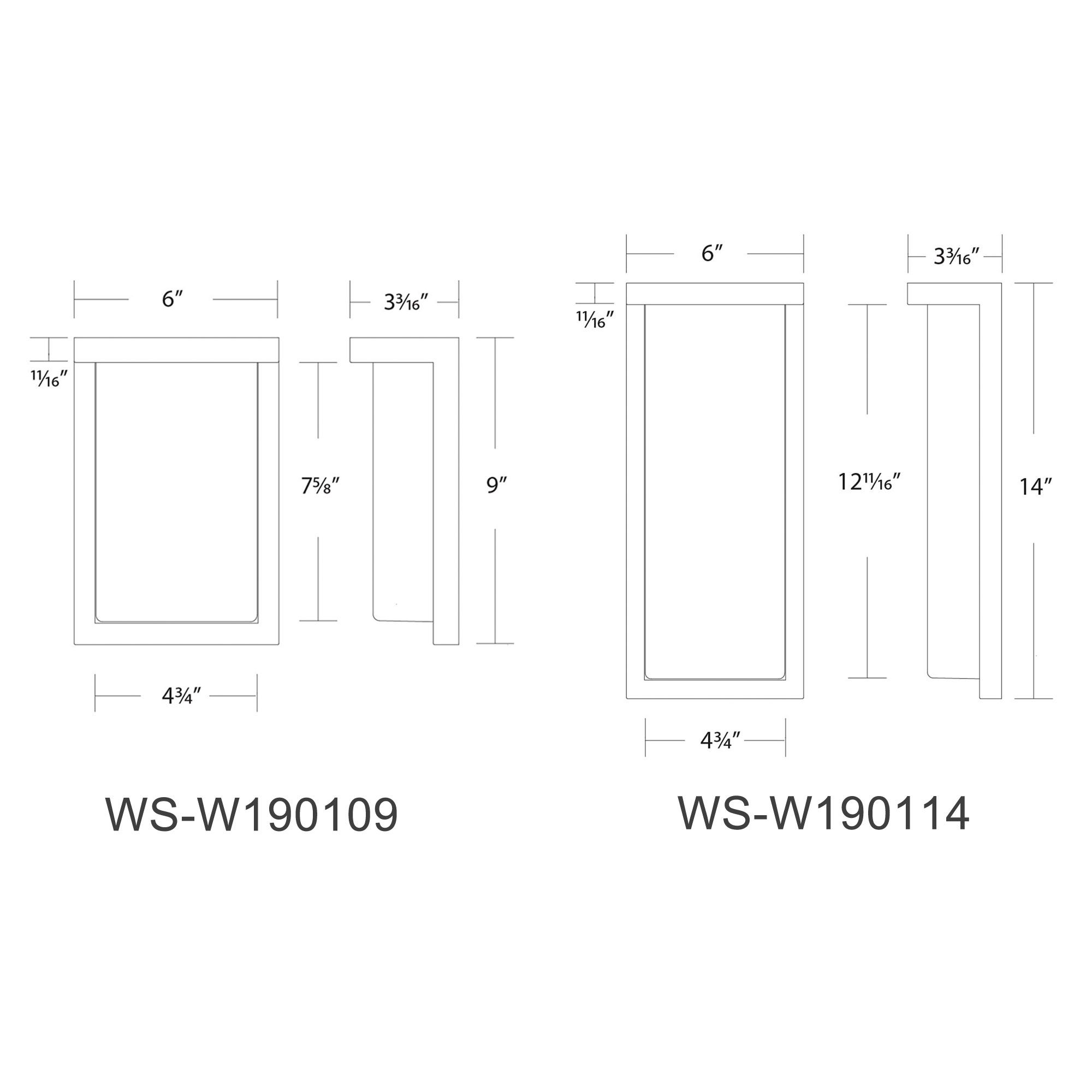 Image 5 Vega 14"H x 6"W 1-Light Outdoor Wall Light in Black more views