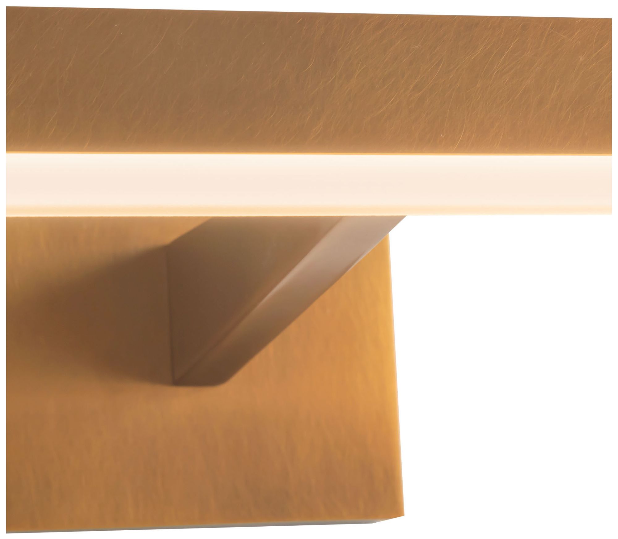 Image 5 Vega 19-in Vintage Brass dimmable LED Wall/Picture Light more views