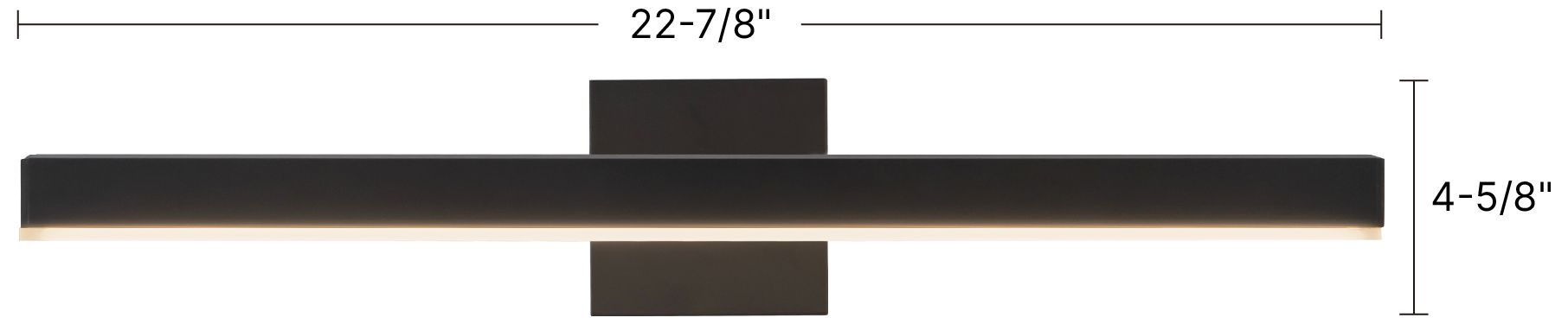 Image 7 Vega 19-in Vintage Brass dimmable LED Wall/Picture Light more views