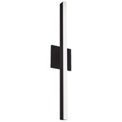 Vega 23" High Black ADA LED Wall Sconce